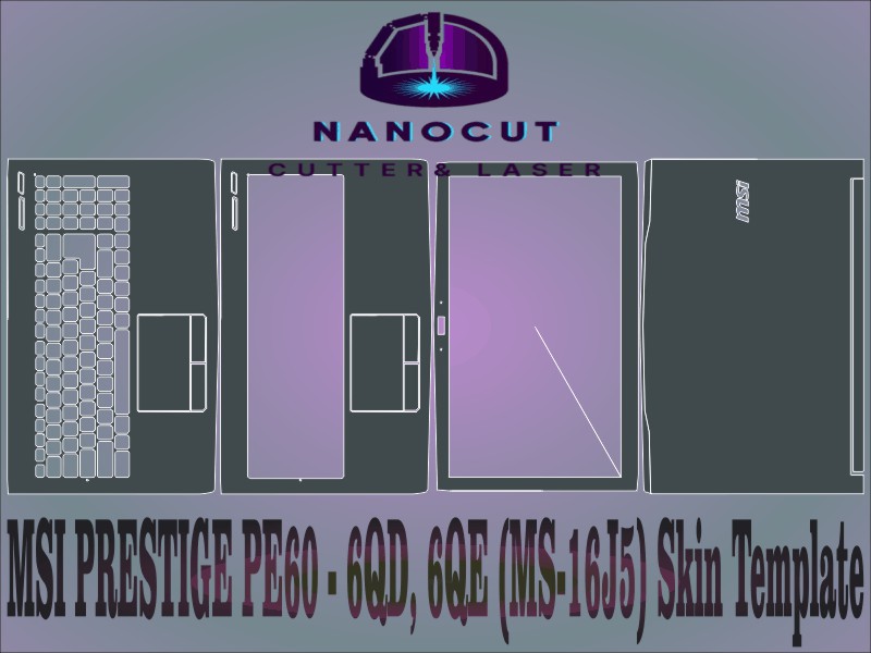 MSI PRESTIGE PE60 - 6QD, 6QE (MS-16J5)